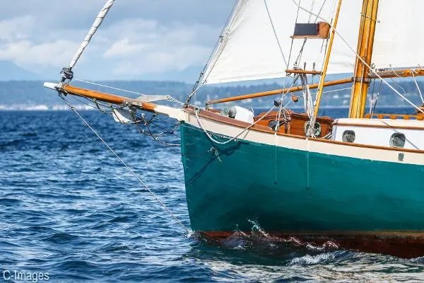 Slide: The Image of Hodgdon Bros. Stadel Gaff Topsail Schooner 1978 - 7