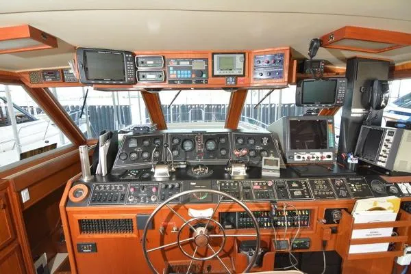 Slide: The Image of Chris-Craft Constellation Motor Yacht 1985 - 7