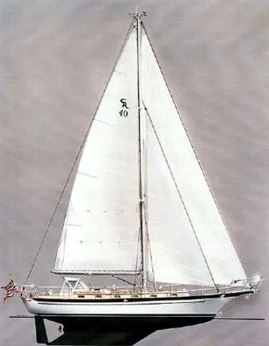 Slide: The Image of Cabo Rico 40/42 designed by Chuck Paine 1999 - 2