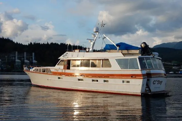 Slide: The Image of Monk McQueen 76 Flushdeck Motoryacht 1980 - 2