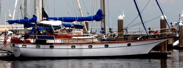Slide: The Image of Dutch Built Fiberglass Ketch MotorSailer 1977 - 0