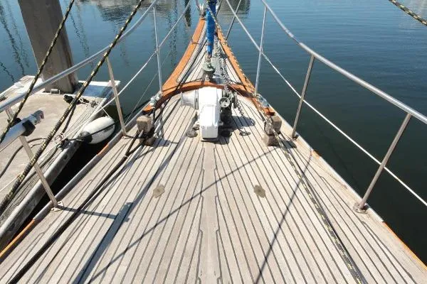 Slide: The Image of Dutch Built Fiberglass Ketch MotorSailer 1977 - 11