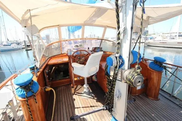 Slide: The Image of Dutch Built Fiberglass Ketch MotorSailer 1977 - 3