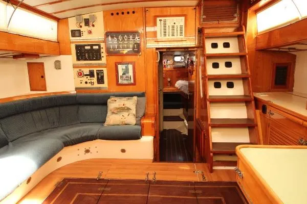 Slide: The Image of Dutch Built Fiberglass Ketch MotorSailer 1977 - 9