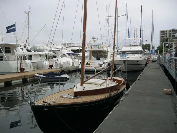 Slide: The Image of Herreshoff "Rozinante" Double Ended Canoe Yawl 1962 - 7