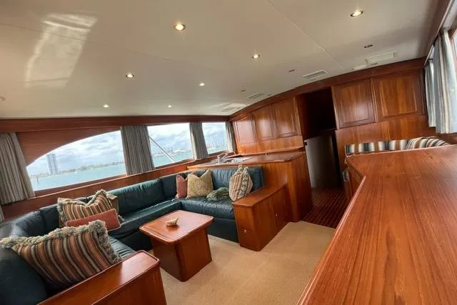 Slide: The Image of Rybovich 60 SIBONEY - Salon - Galley - 10