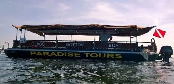 Slide: The Image of Commercial Glass Bottom Boat 1972 - 0