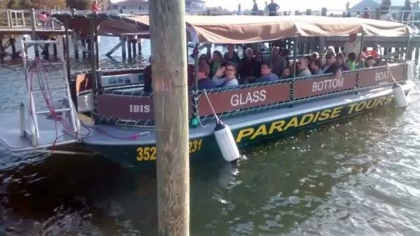 Slide: The Image of Commercial Glass Bottom Boat 1972 - 1