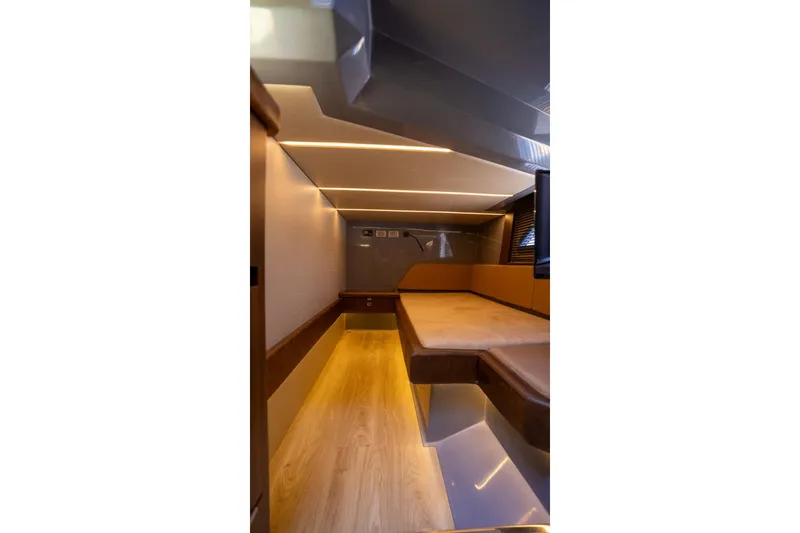 Slide: The Image of Luxurious interior of 2026 Hanover 447, featuring sleek design and ambient lighting. - 8