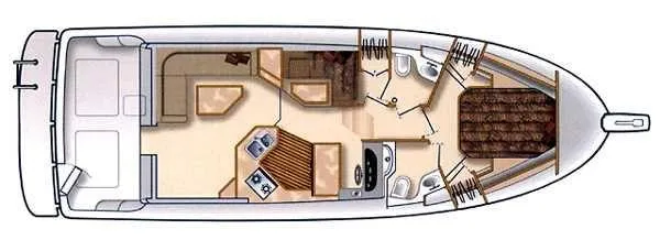 Slide: The Image of Bayliner "3988" Com. Bridge Motoryacht 2000 - 1