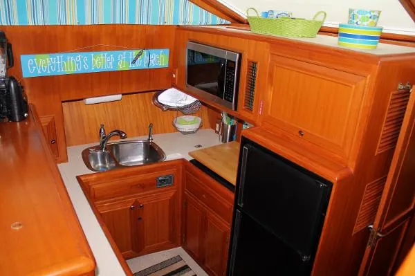Slide: The Image of Ocean Alexander 44 Sundeck Cockpit Motor Yacht 1998 - 2