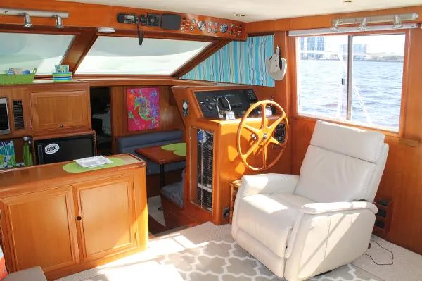 Slide: The Image of Ocean Alexander 44 Sundeck Cockpit Motor Yacht 1998 - 7