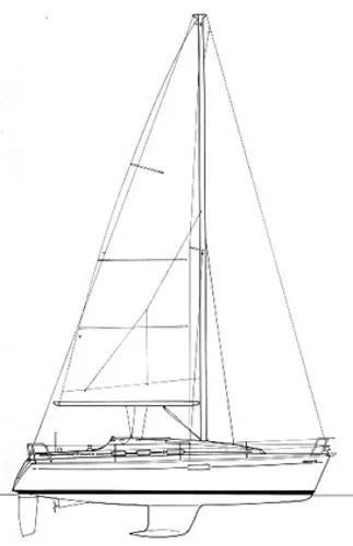 Slide: The Image of Beneteau 321 2000 - 9