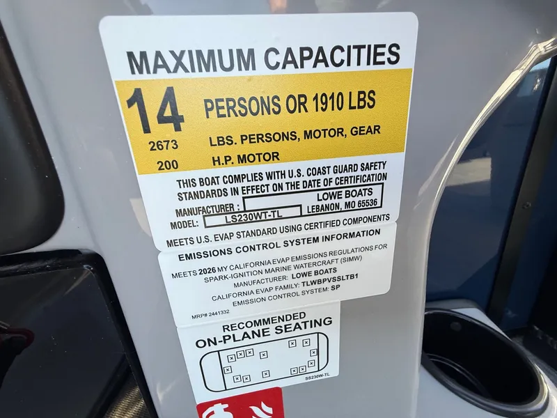 Slide: The Image of Lowe LS Walk Thru 230 WT w/ 150HP Mercury! 2026 - 10