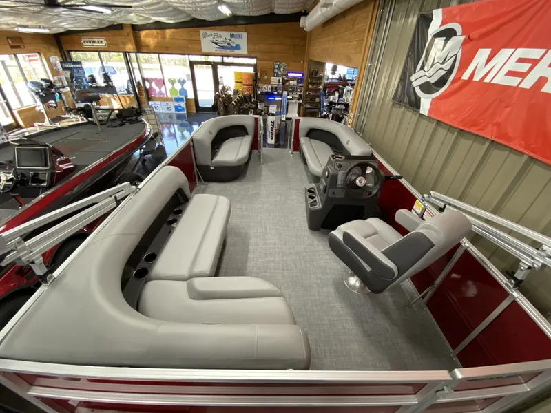 Slide: The Image of Sun Tracker Party Barge 16 DLX 2026 - 23