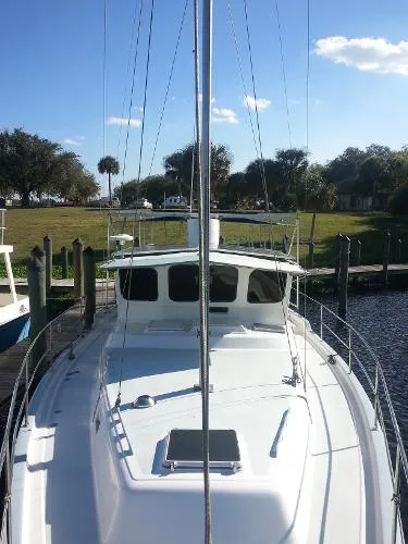 Slide: The Image of MORGAN HERITAGE 46' Pilothouse Trawler/motorsailer 1980 - 2