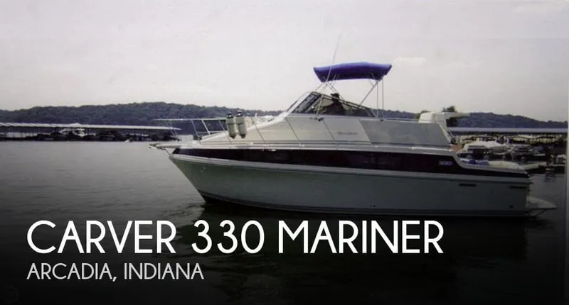 Slide: The Image of Carver Yachts 330 Mariner 1993 - 0