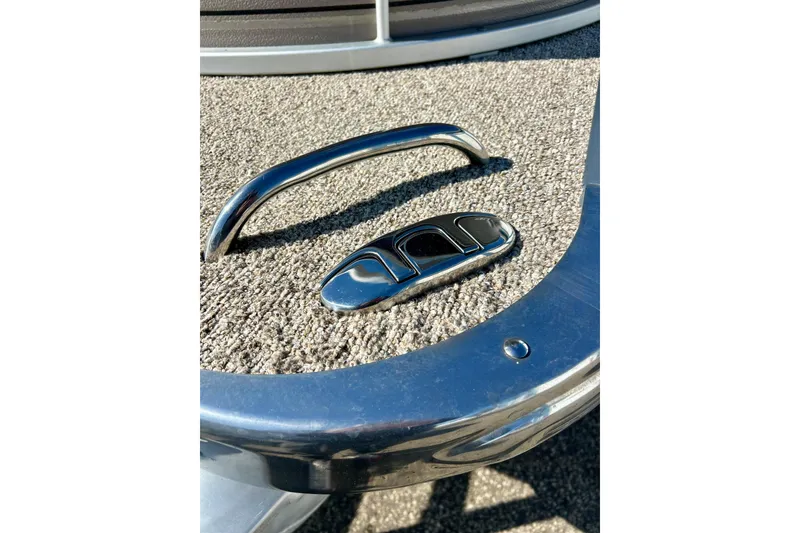 Slide: The Image of Chrome details on 2007 Premier 250 Intrigue boat deck, featuring sleek design elements. - 38