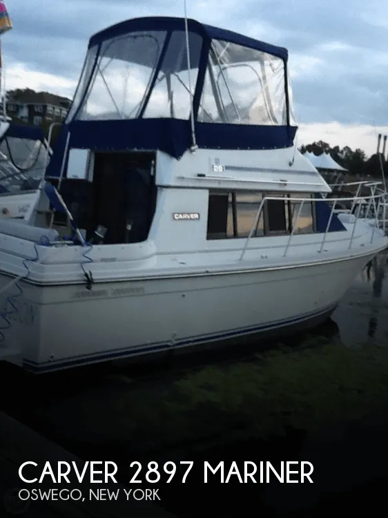 Slide: The Image of Carver Yachts 2897 Mariner 1988 - 0