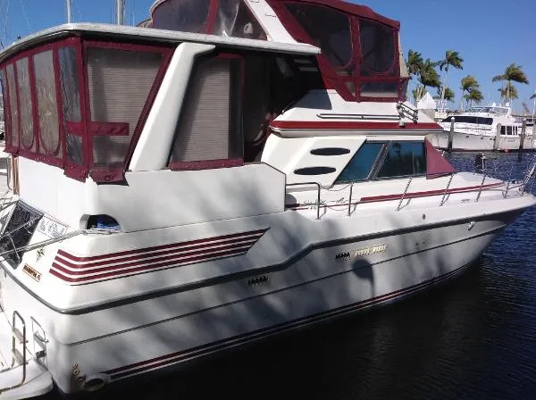 Slide: The Image of Sea Ray 410 Aft Cabin 1987 - 5