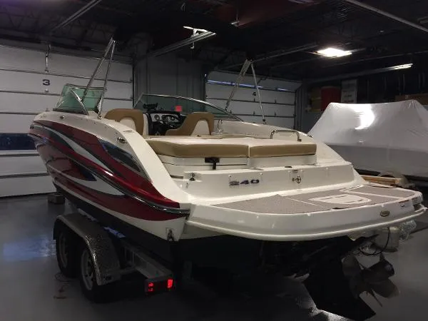 Slide: The Image of Sea Ray 240 Sundeck with Trailer - Certified Preowned 2011 - 3
