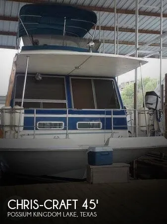 Slide: The Image of Chris-Craft 45 Aqua-Home 1984 - 0