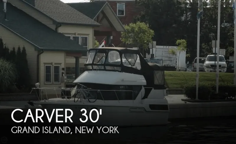Slide: The Image of Carver Yachts 300 Aft Cabin 1993 - 0