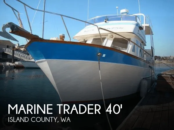Slide: The Image of Marine Trader 40 Sun Deck 1985 - 0