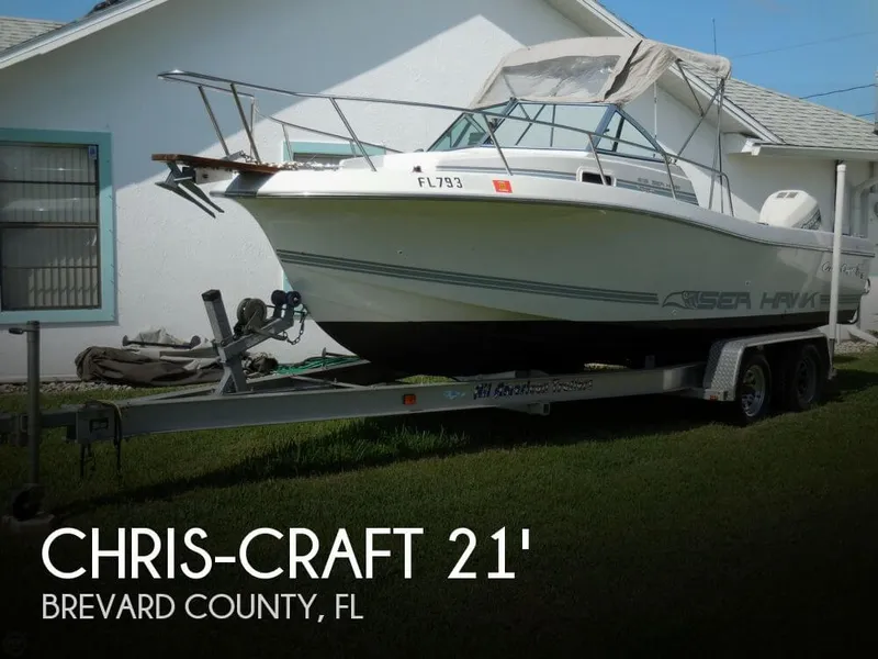 Slide: The Image of Chris-Craft 215 Sea-Hawk with Bracket 1989 - 0
