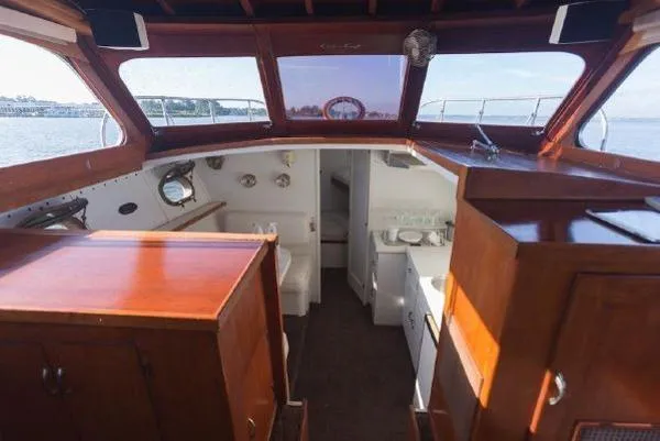 Slide: The Image of Chris-Craft 45' Flybridge Motor Yacht 1954 - 9