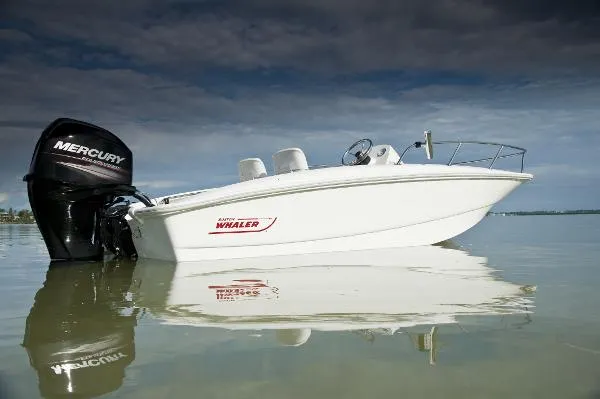 Slide: The Image of Boston Whaler 150 Super Sport with trailer- Certified Preowned 2012 - 0