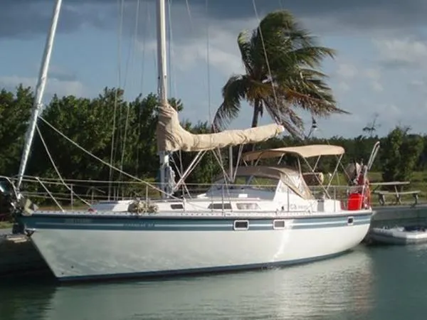 Slide: The Image of Asmus Hanseat 37 Sloop 1984 - 0