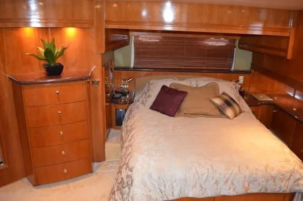 Slide: The Image of Carver Yachts 570 Voyager LLC owned 2001 - 8