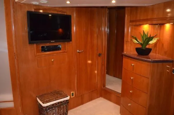 Slide: The Image of Carver Yachts 570 Voyager LLC owned 2001 - 9