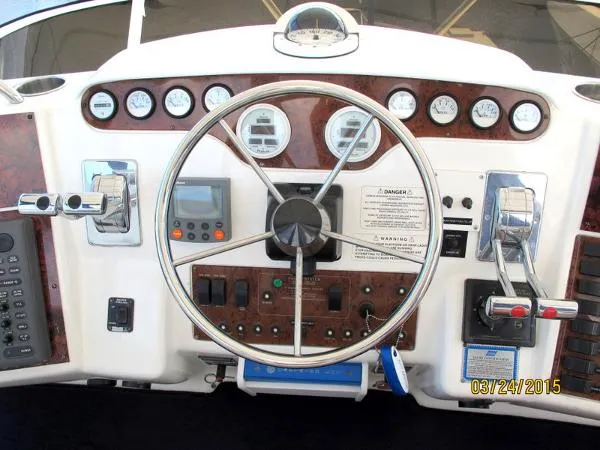 Slide: The Image of Silverton 442 Cockpit Motor Yacht Diesel 2000 - 10