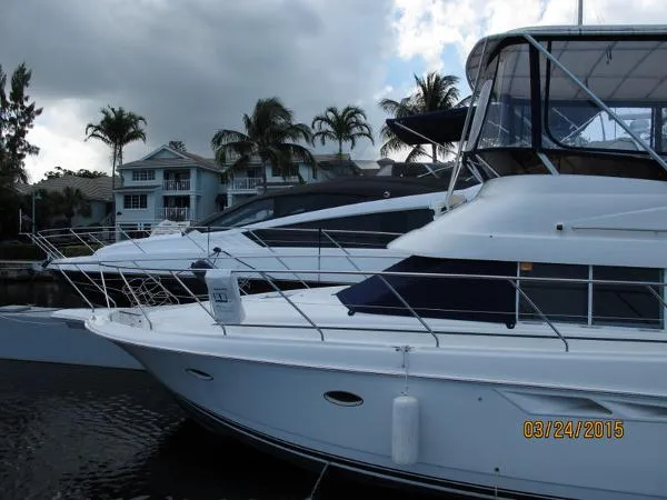 Slide: The Image of Silverton 442 Cockpit Motor Yacht Diesel 2000 - 2