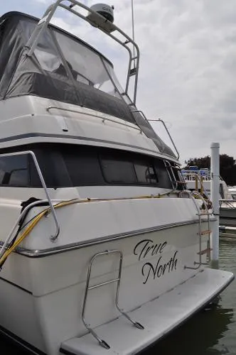 Slide: The Image of Silverton 37 Motor Yacht 1989 - 5