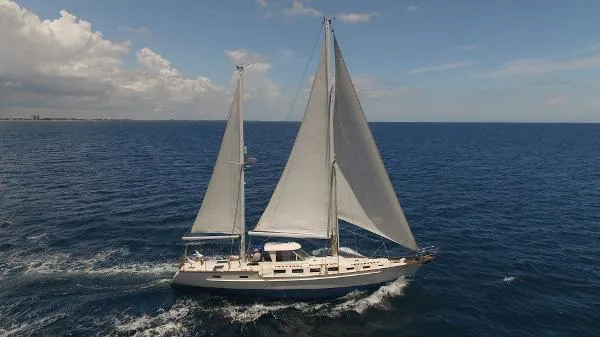 Slide: The Image of Cruising Ketch Stuart 63 1983 - 0