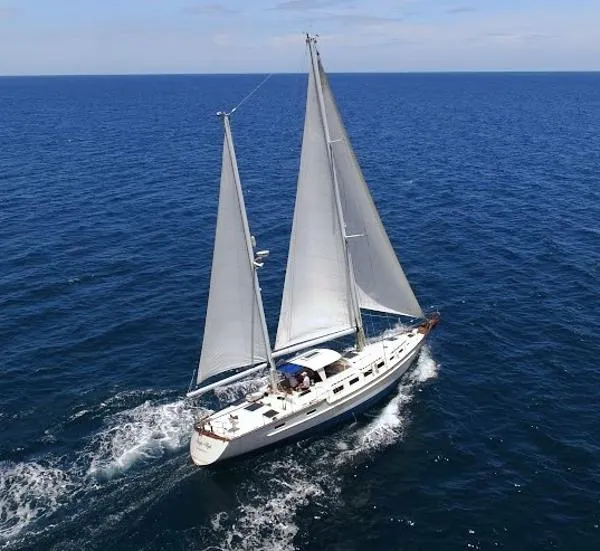 Slide: The Image of Cruising Ketch Stuart 63 1983 - 1