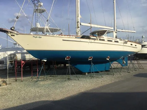 Slide: The Image of Cruising Ketch Stuart 63 1983 - 3