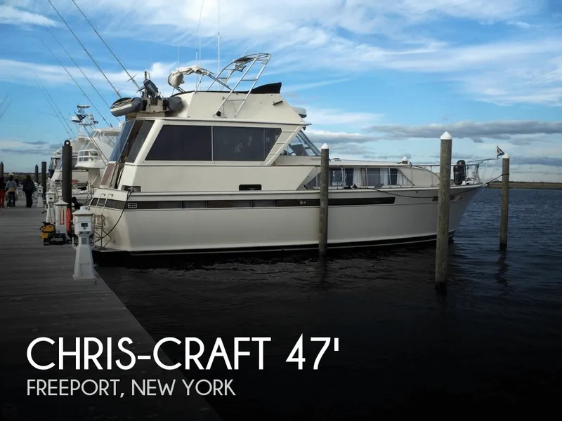 Slide: The Image of Chris-Craft 47 Double Cabin Commander 1971 - 0