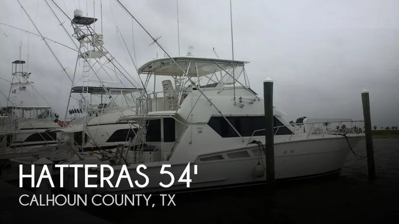 Slide: The Image of Hatteras 54 Convertible 1995 - 0