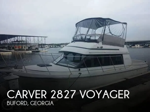 Slide: The Image of Carver Yachts 2827 Voyager 1987 - 0