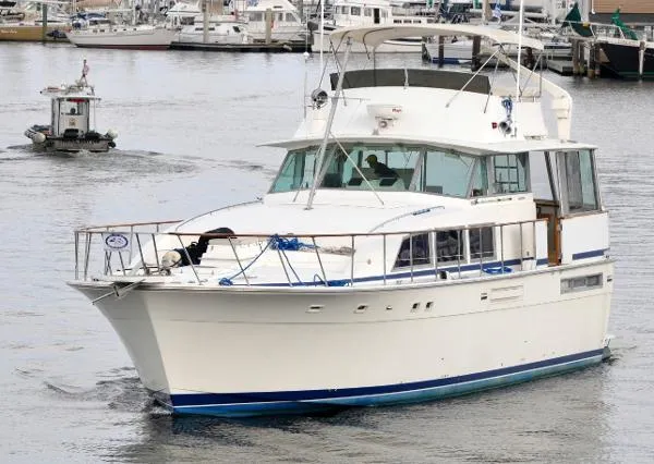 Slide: The Image of Bertram Huge Sun Deck & aft cabin 1984 - 1