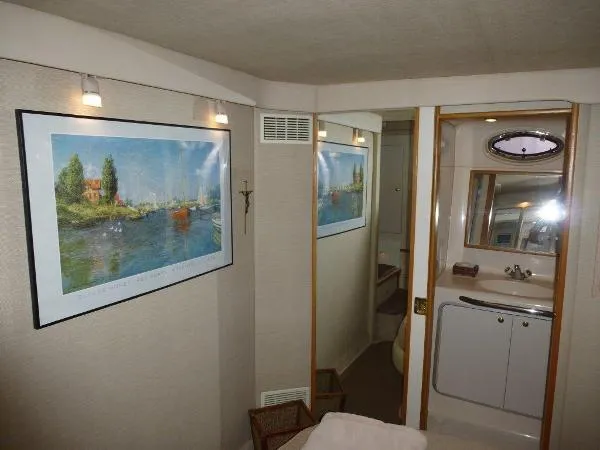 Slide: The Image of Sea Ray 42 Aft Cabin 1996 - 11