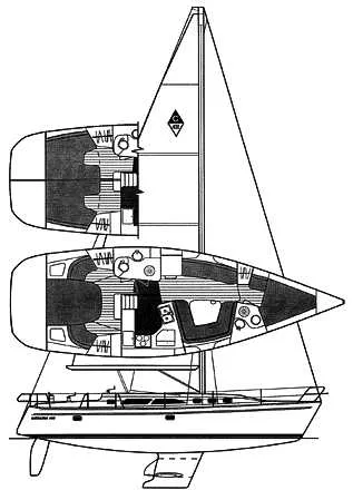 Slide: The Image of Catalina 400 MkII BOW THRUSTER/GEN 2004 - 2