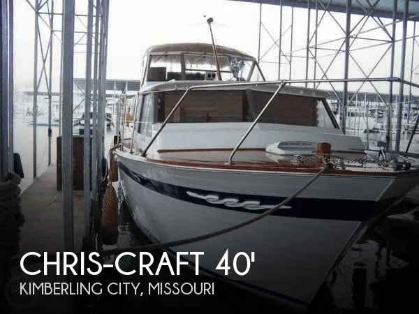 Slide: The Image of Chris-Craft 40 MY Constellation Salon 1966 - 0