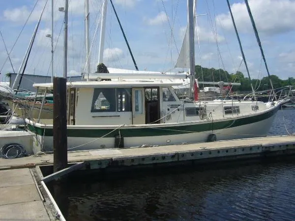 Slide: The Image of Schucker 436 Pilothouse Motorsailer 1979 - 0