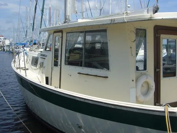 Slide: The Image of Schucker 436 Pilothouse Motorsailer 1979 - 4