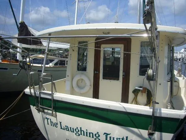 Slide: The Image of Schucker 436 Pilothouse Motorsailer 1979 - 8